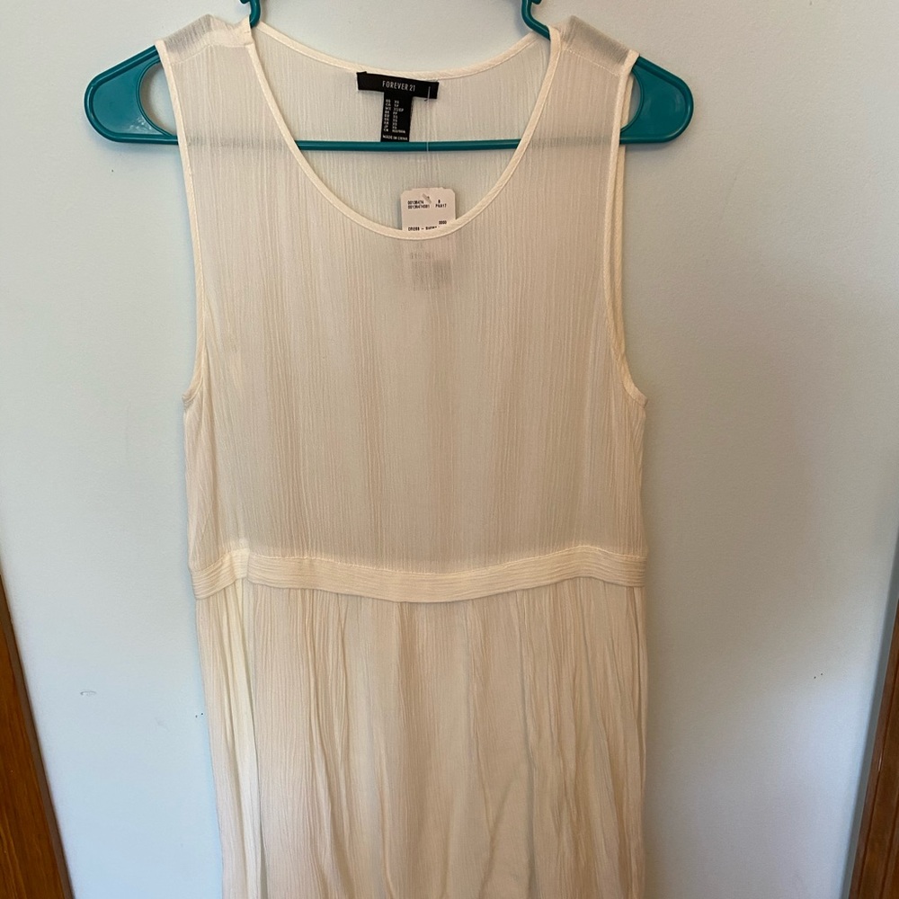 Cream Mini Dress